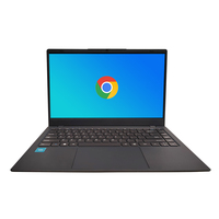 Fabrieksdirect 14 inch Chromebook - Ultraslanke laptop Intel N4000 CPU 2.5K scherm voor zakelijk onderwijs Notebook computer PC