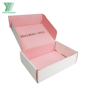 Wholesale custom printed luxury paper packaging cardboard folding box packaging clothing shipping box
