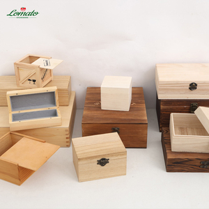 Caja de Madera Personalizada de Fábrica, con Logotipo y Tamaño Personalizados, Tapa Abatible con Cierre, Caja de Almacenamiento de Pino, Caja de Regalo, Caja de Madera para Joyería y Recuerdos - Product Image 5
