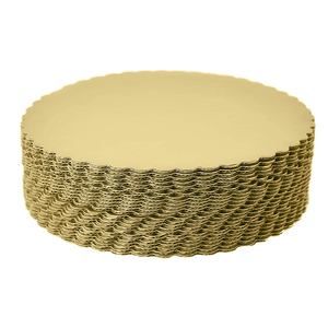 Plateau de gâteau rond, plateau de Base de cercle de gâteau jetable, plateau de gâteau rond, plateau de gâteau rond enduit, Base de <span class=keywords><strong>carton</strong></span> alimentaire doré - Product Image 4