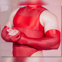 Combinaison pour homme à entrejambe ouvert, soyeuse, confortable, élégante, sexy, en polyamide/nylon, nouvelle tendance 3451