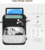 Housse de protection pour tablette étanche et antichoc avec bandoulière réglable pour les voyages d'affaires et l'école
