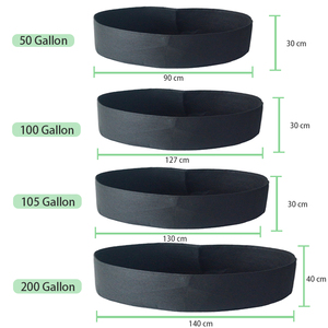 Pots en tissu non tissé écologique 10, 15, 30, 40, 50, 100, 200 gallons, pour plantation de légumes, fleurs, <span class=keywords><strong>myrtille</strong></span>, arbres - Product Image 5