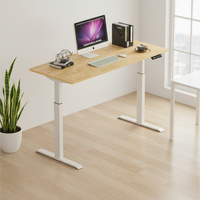 [En gros] Bureau de travail électrique moderne réglable en hauteur pour la maison - Bureau informatique en bois massif pour SOHO et télétravail