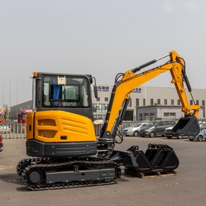 משלוח חינם מחפר זחלי מיני 3.5 טון עם מנוע EPA לתחזוקה קלה לשימוש ביתי מחפר קטן למכירה - Product Image 1