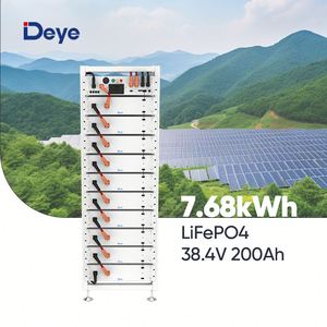 Deye BOS-A-PACK 7.68 Lithium Battery 38.4V 200AH HV 54KWH-161KWH with CE/IEC62619/IEC62040/UN38.3 Certificate - Product Image 4