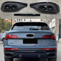 Diffuseur de style SQ5 pour Audi Q5 Sportback (2021-2024), mise à niveau sans tuyau, style SQ5 avec embouts