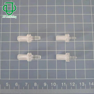Conector de Tubería Roscado Recto JU PlasFitting M6, Tipo Pagoda, de Plástico PP/PC/Goma, con Rosca Externa y Conexión de Púas - Product Image 4