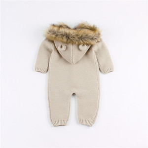 HONEYKING OEM - Mono de Invierno para Bebés Recién Nacidos, Cálido, Cortavientos, con Cierre de Cremallera YKK, Forro Polar de Spandex/Algodón, Unisex, con Capucha de Piel - Product Image 5