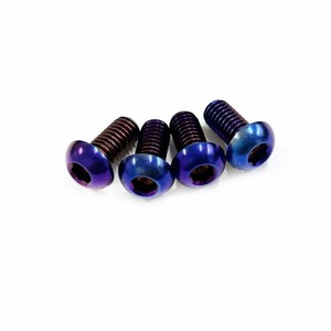 สลักเกลียวดิสก์เบรกจักรยานสแตนเลส M5x10mm/M5x12mm หัว T25 Torx ระดับ 4.8 6.8 สีดำเคลือบอิเล็กโทรโฟรีซิส ได้มาตรฐาน ISO - Product Image 4