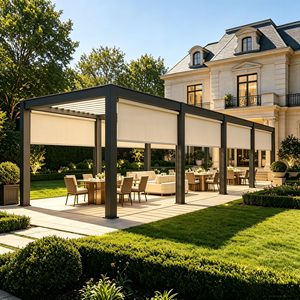 Gazebo Modular Expandible RKOVE para Exteriores, de Aleación de Aluminio Gruesa, con Persianas Ajustables, Inspección Completa Antes de la Entrega - Product Image 1