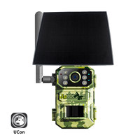 Caméra de chasse solaire 4G Goobsafe A18 4MP avec détection de mouvement PIR, déclenchement 0,3s, vision nocturne 940nm, solaire 5W, IP66 – Vente en gros