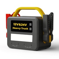 Démarreur de secours robuste 12V/24V pour voiture, batterie externe 40000mAh, courant de crête 3000A, étanche IP65, lumière LED pour camions et voitures