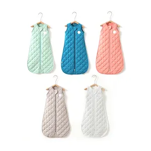 2024 New Arrival Custom Logo Breathable Material Gently Weighted Swaddle Sleeping Bag For Baby