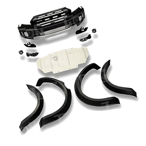 <span class=keywords><strong>Ranger</strong></span> Bodykit Mise à niveau vers les accessoires modifiés <span class=keywords><strong>Raptor</strong></span> avec pare-chocs avant Grill Fender Flares Pièces de rechange Kits de carrosserie - Product Image 2
