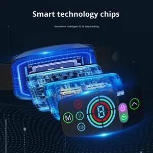 उन्नत स्मार्ट लॉक डॉग छाल स्टॉपर मूक प्रशिक्षण उपकरण विरोधी पूरी टचस्क्रीन प्लास्टिक कॉलर - Product Image 2