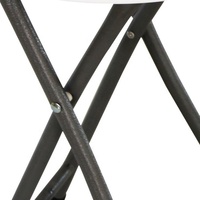 Chaises pliantes de plage en fer blanc - Design européen écologique et portable - Mobilier d'extérieur pour chambre, salle à manger, cuisine, école