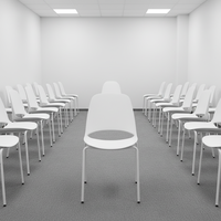 Vente en gros YIZHONGBUTONG Salon de détente en plastique chaise de bureau de loisirs bon marché en provenance de Chine chaise visiteur en plastique