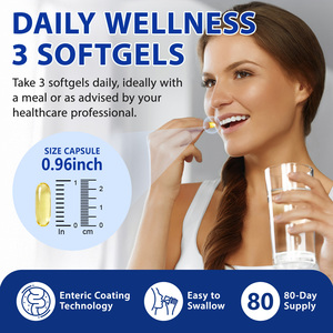 Cápsulas de Aceite de Pescado Omega-3 de 4200mg, Sin Gluten, Marca Privada Itawel, Suplemento para el Apoyo Inmunológico, Cardíaco y Cerebral - Product Image 6