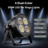 Contrôleur DMX RDM 250W pour équipement d'éclairage de scène professionnel, idéal pour discothèques, fêtes, mariages, événements, avec effets stroboscopiques et projecteurs LED COB PAR