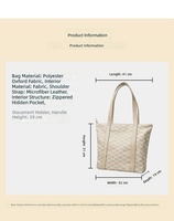 Sac fourre-tout de luxe rose bonbon avec monogramme, grande capacité, décontracté, pour femme, avec poche avant, idéal pour le travail et le shopping