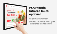 Écran LCD pour affichage numérique commercial, prenant en charge l'interaction tactile et la gestion cloud