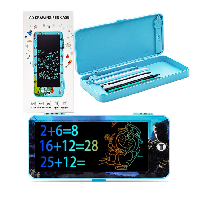 Children's Digital Writing Pads LCD Stationery Case Style Writing Board