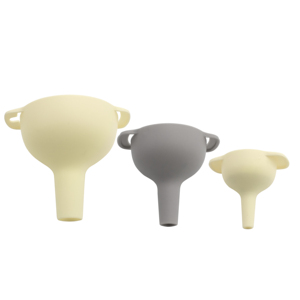 Conjunto de Funis Plásticos Multifuncionais 4 em 1, Ferramentas de Utilidade para Cozinha com Funis de Diferentes Tamanhos para Óleo e Sucos - Product Image 5