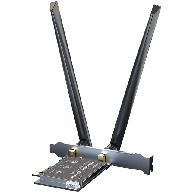 COMFAST 8774Mbps PCI-E Wireless Network Card Desktop 802.11BE Tri-Band 2.4G 5G 6G PCIe WIFI BT 5.4 Adapter for Computer BE200