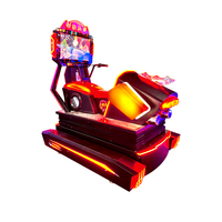Machine de jeu d'arcade de course de simulateur de moto à pièces populaire amusant en bois et en métal divertissement pour enfants