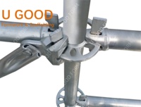 Sistema de Andamios de Acero Inoxidable con Anillo de Bloqueo, Postes Ajustables para Construcción y Encofrado