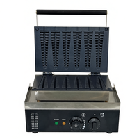 Gaufrier commercial 1500W électrique antiadhésif avec revêtement en téflon 122-572 ℉   Gaufrier réglable pour les fêtes