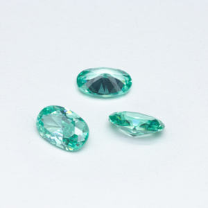 <span class=keywords><strong>Pietra</strong></span> Sciolta Ovale Zircone <span class=keywords><strong>Paraiba</strong></span> 5A con Fondo Piatto Appuntito per Anelli e Ciondoli Gioielli con Gemme - Product Image 4