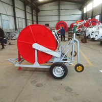 Système d'irrigation mobile à plusieurs pistolets métalliques JP40-120 JP50-200 JP65-250 avec pompe, utilisation agricole automatique, conception durable