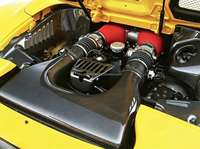 Boîte à air moteur en fibre de carbone sèche de style OEM pour Ferrari 458 Italia Speciale Spider