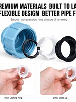Adaptateur de robinet pour conteneur IBC, raccord de surélévation pour un seul IBC, bec de type laitier, valve droite, tuyau droit de 0,25 m/0,5 m pour fût
