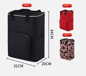 Bolsa de Compras para Exteriores con Capacidad de 40L, con Aislamiento Térmico y Hielo para Entrega de Comida a Domicilio, Refrigeración para Llevar, Bolsa Extraíble - Product Image 6
