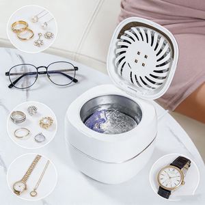 Nettoyeur à ultrasons portable UC001 25W 40kHz avec contrôle tactile et minuterie numérique pour bijoux, montres, lunettes et usage domestique - Product Image 1