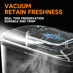 Balde de Armazenamento de Ração para Animais de Estimação com Vácuo Inteligente - 10L à Prova de Umidade/Insetos para Ração de Gato/Cachorro - Product Image 4