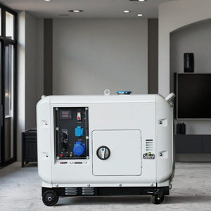 เครื่องกำเนิดไฟฟ้าดีเซลแบบเงียบมาตรฐานยุโรป CE Certified ขนาด 5kva/5kw/8kva/10kva แบบพกพา อินเวอร์เตอร์ 50HZ 110V 220V 380V เสียงเบา - Product Image 1