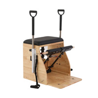 Chine Usine Yoga Exercice En Bois Chêne Érable Pilates Wunda Chaise avec Poignées