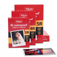 Papier photo jet d'encre RC Luster 4*6 5*7 265 g/m² A4 A3 brillant satiné, imperméable, pour impression jet d'encre, vente en gros