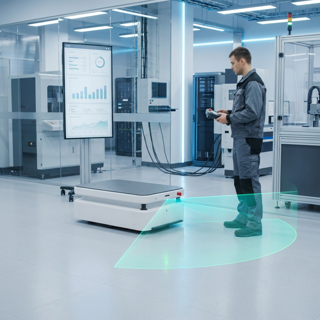 Precision Lifting 600kg AMR with Long Battery Life for Manufacturing Plant & Retail Use