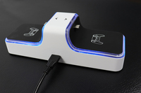 Honcam Dual Controller Station de charge De Recharge Sans fil Manette Remote USB C Dock Charger Console Play Station 5