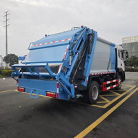 Camiones de Basura con Compactador de Residuos, Camiones de Compresión de Basura Diésel 4*2 de 6 Ruedas