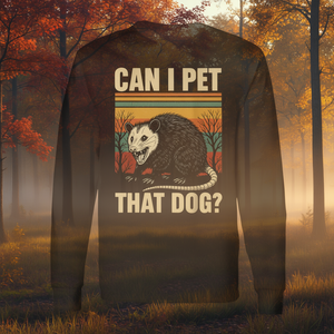 ¿Puedo acariciar a ese perro? Camiseta de manga larga Opossum - Product Image 3