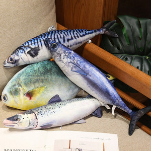 Neues Produkt Grenz überschreiten des Aquarium Schwertfisch Zacken barsch Ornament PP Baumwoll simulation Ozean Fisch puppe Kissen Stress abbau Bären spielzeug - Product Image 3