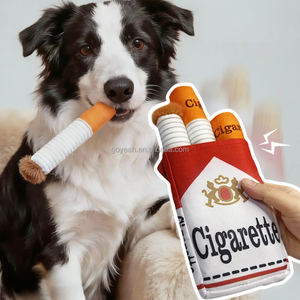 Divertidos 3 Paquetes <span class=keywords><strong>de</strong></span> Juguetes para Perros con Forma <span class=keywords><strong>de</strong></span> Caja <span class=keywords><strong>de</strong></span> Cigarrillos, Juguete Chirriante para Esconder Golosinas, Juguete para Esconder y Buscar - Product Image 1