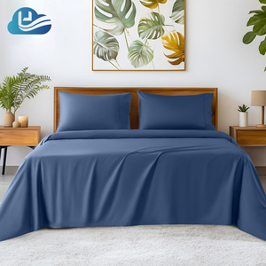 Cloudland <span class=keywords><strong>Set</strong></span> di biancheria da letto di lusso in cotone egiziano King Size 100% cotone con motivo solido <span class=keywords><strong>e</strong></span> <span class=keywords><strong>copripiumino</strong></span> in stile semplice - Product Image 1