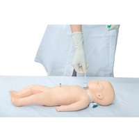 Maniquí Avanzado para el Cuidado de Traqueostomía en Recién Nacidos, Modelo de Entrenamiento de Intubación Traqueal para Estudiantes, Maniquíes de Entrenamiento Médico para PALS